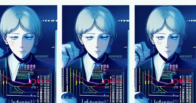 K線圖示例，展示價格變動過程