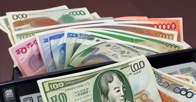 壽司配日圓鈔票的場景