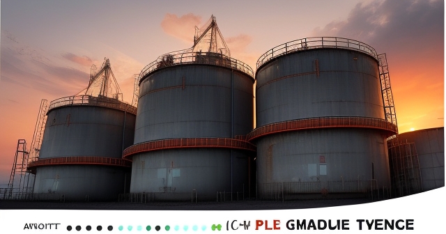 描繪全球原油貿易路線的場景