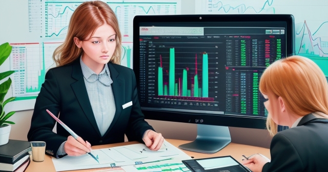 各種金融圖表與圖形展示