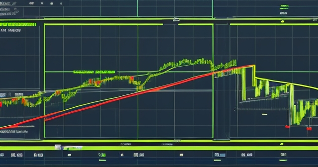 一個視覺化的圖像顯示股票價格在支撐線附近反彈的情況
