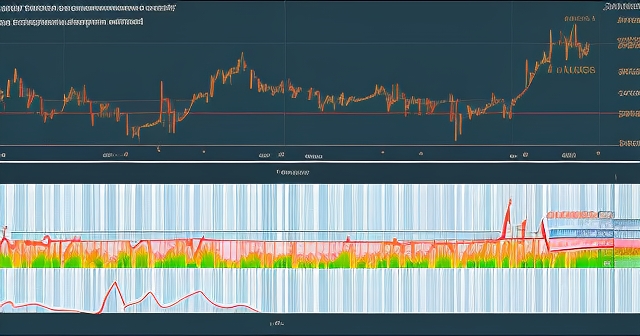 股票市場圖表的插圖