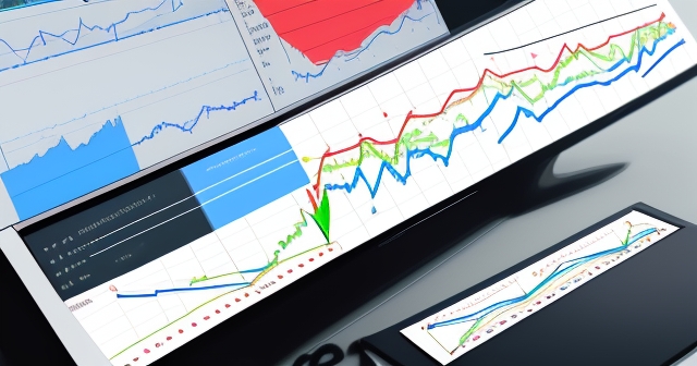 趨勢線圖的示意圖