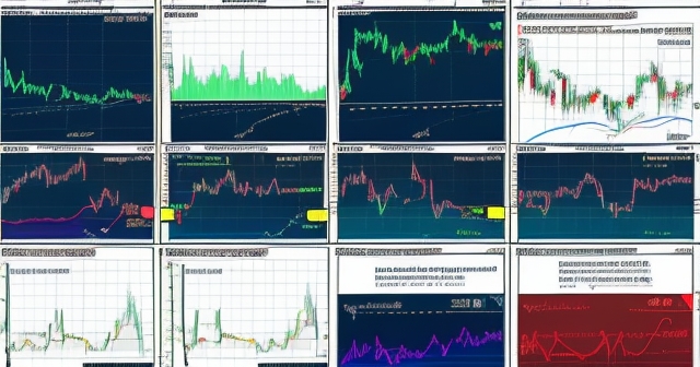 顯示市場趨勢的圖表