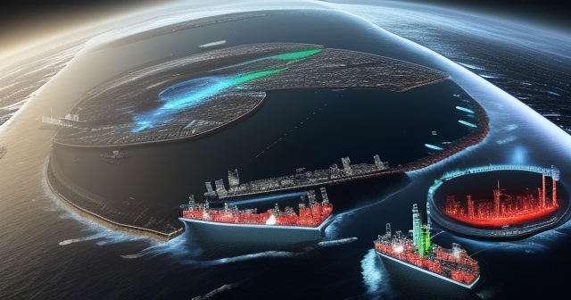 標有政治符號的石油桶