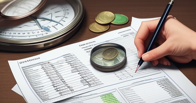 一位投資者正在分析股票圖表