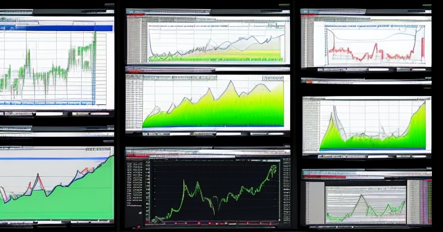 一位交易者正在分析股票圖表