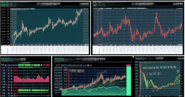 投資者觀察股票走勢的畫面