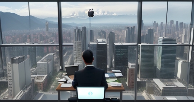 蘋果公司總部的美麗景觀