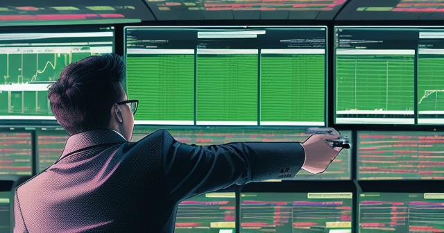 顯示限價委託的圖形示意