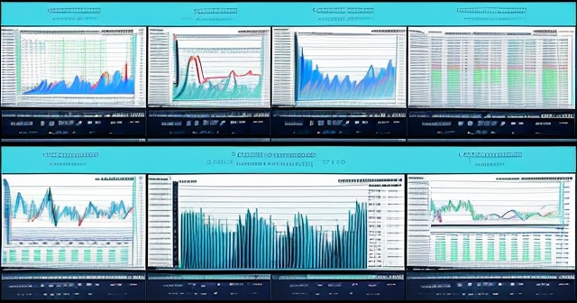 財務增長和趨勢的插圖