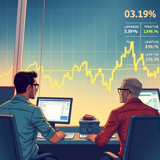 槓桿和保證金交易的視覺化表示