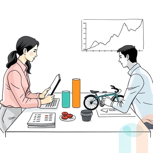 投資者們正在分析基金。