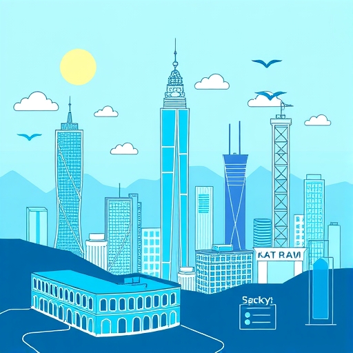 一幅展示AI與材料公司分析的插圖。