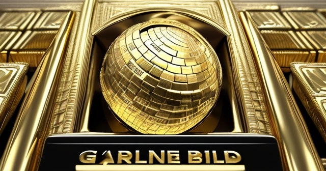 央行大樓與黃金圖像的畫面