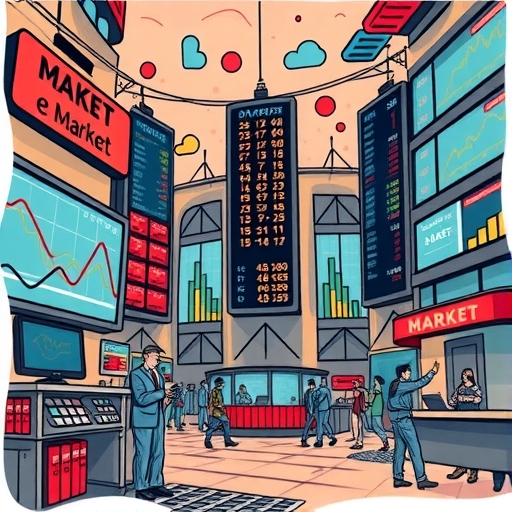 金融市場中價差交易策略的視覺隱喻