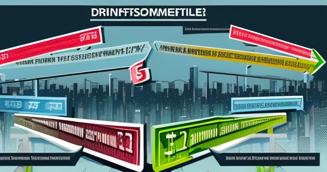 財務概念的插圖,顯示赤字的情況