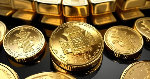 金幣圍繞著地球的畫面