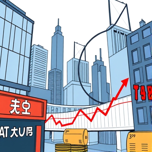 動態市場場景展示價格波動