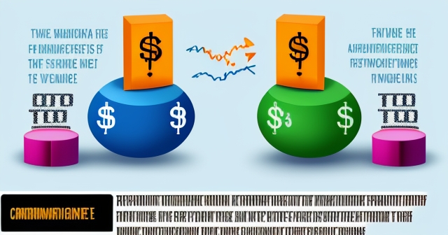 多彩的公司財務困境插圖,展示數位赤字帶來的挑戰