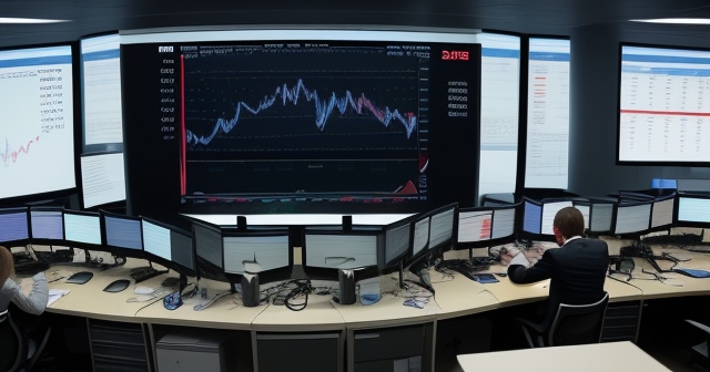 顯示美元/瑞士法郎的交易數據圖表。