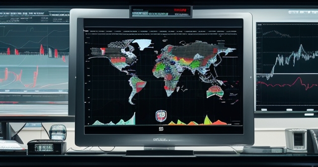 展示市場的波動性與避險需求圖。
