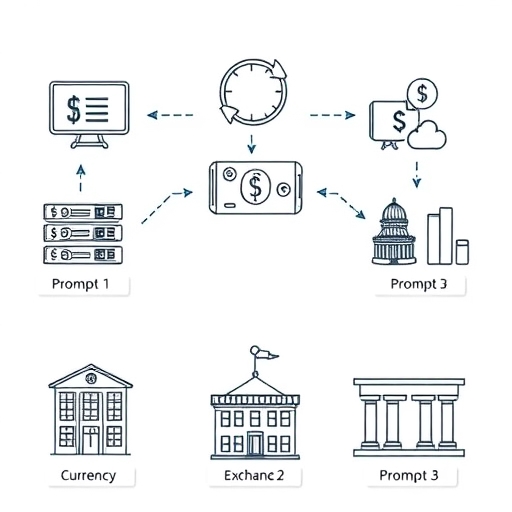 貨幣兌換過程的視覺表現