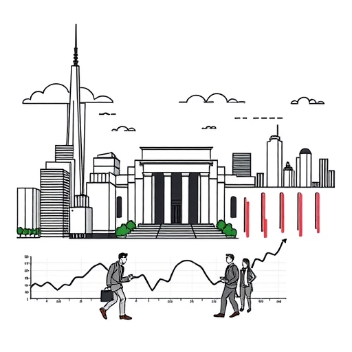 紐約天際線與聯準會大樓