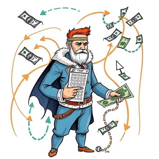 一位超級經濟管家在管理金流