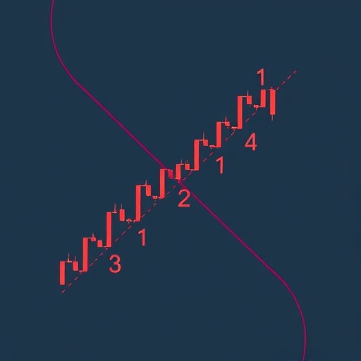 概念藝術呈現使用樞軸分析的交易策略