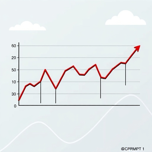 描繪匯率趨勢的技術分析圖像