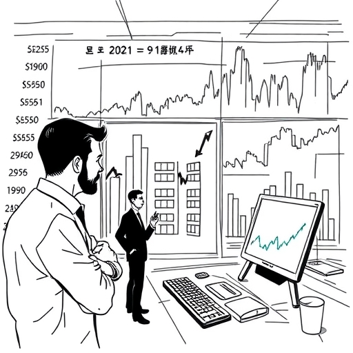 投資者正在評估獲利與虧損的畫面。