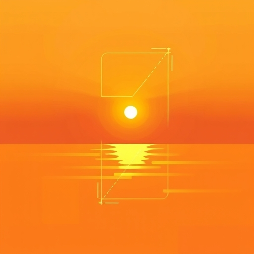 日落時金色的天空，象徵黃金的光輝和價值