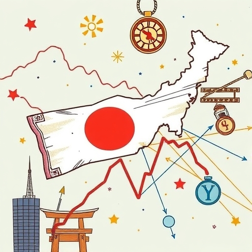 日圓貶值對全球經濟影響的插圖