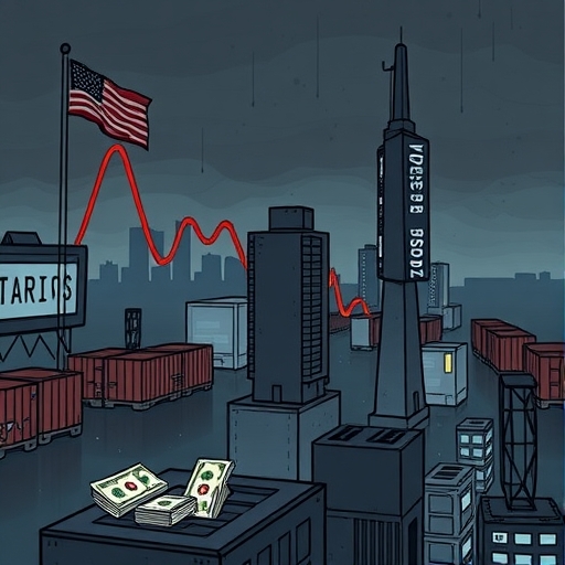 展示汽車產業中的技術挑戰與政策改變的插圖。