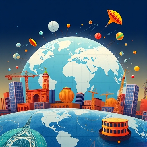 全球資本流動的生動畫面