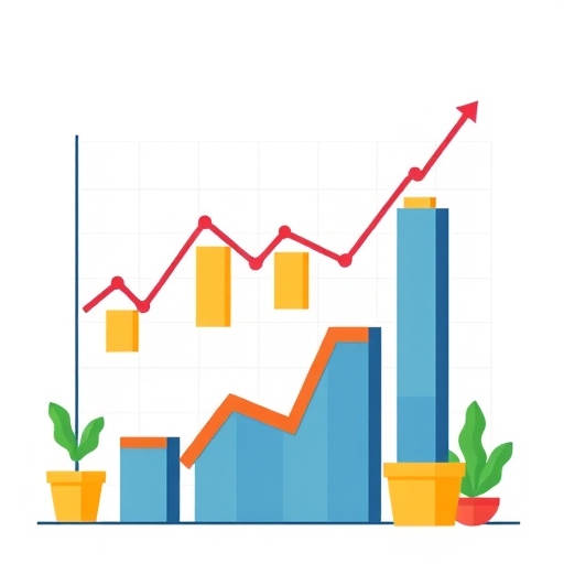 企業獲利效率的概念插圖
