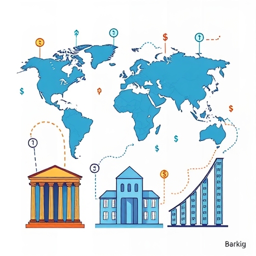 經濟不確定性與分析的插畫