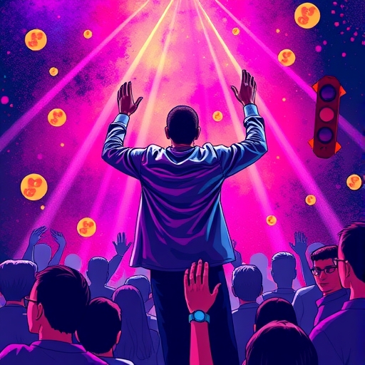 互動的全球觀眾享受這場舞蹈表演