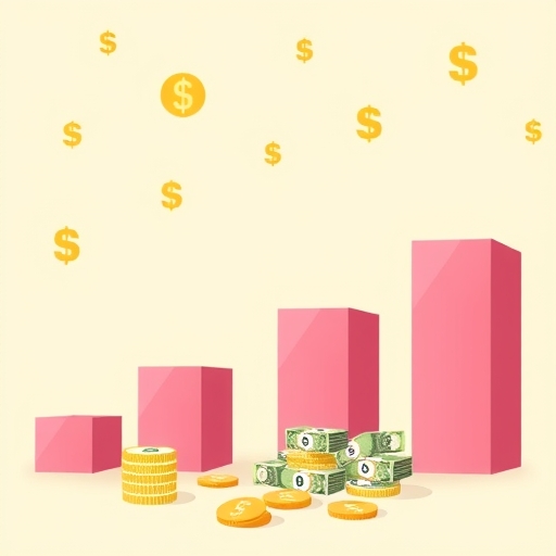 描繪貨幣兌換和匯率變動的示意圖