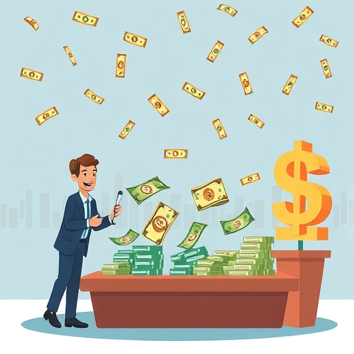 一位使用者正在手機上查看匯率走勢