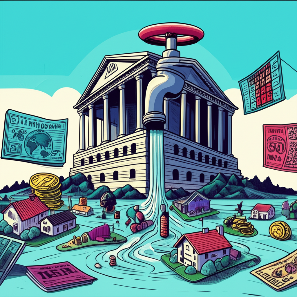 中央銀行關閉水龍頭,象徵縮表回收全球金融市場流動性