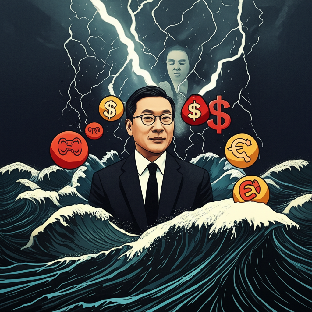 金融市場風暴插圖，隱形富豪比爾黃引發全球崩潰，Archegos資本管理公司處於風暴中心